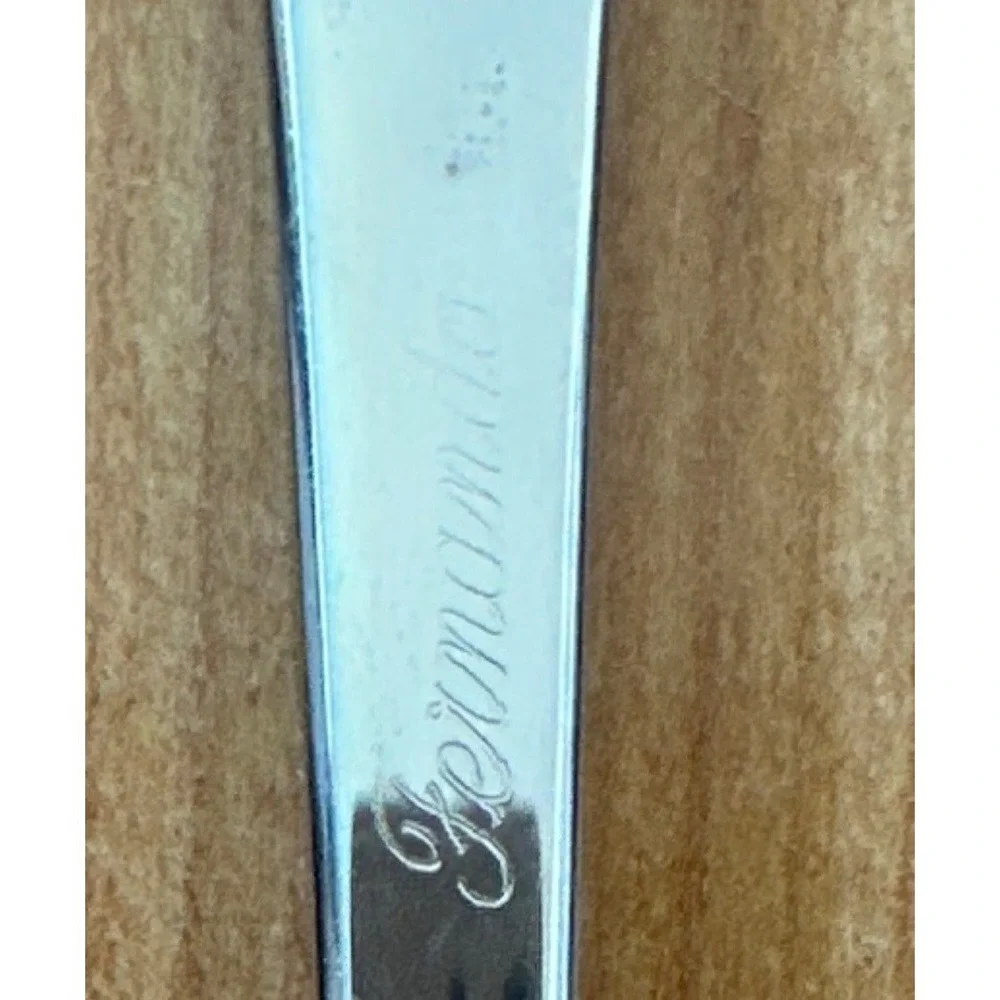 Vintage‎ Gerber Oneida Baby Spoon Winthrop Silver Plate 5.5